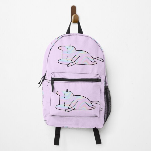 Artikelvorschau, Entspannte holografische Katze entworfen und verkauft von Cre8iveCat.