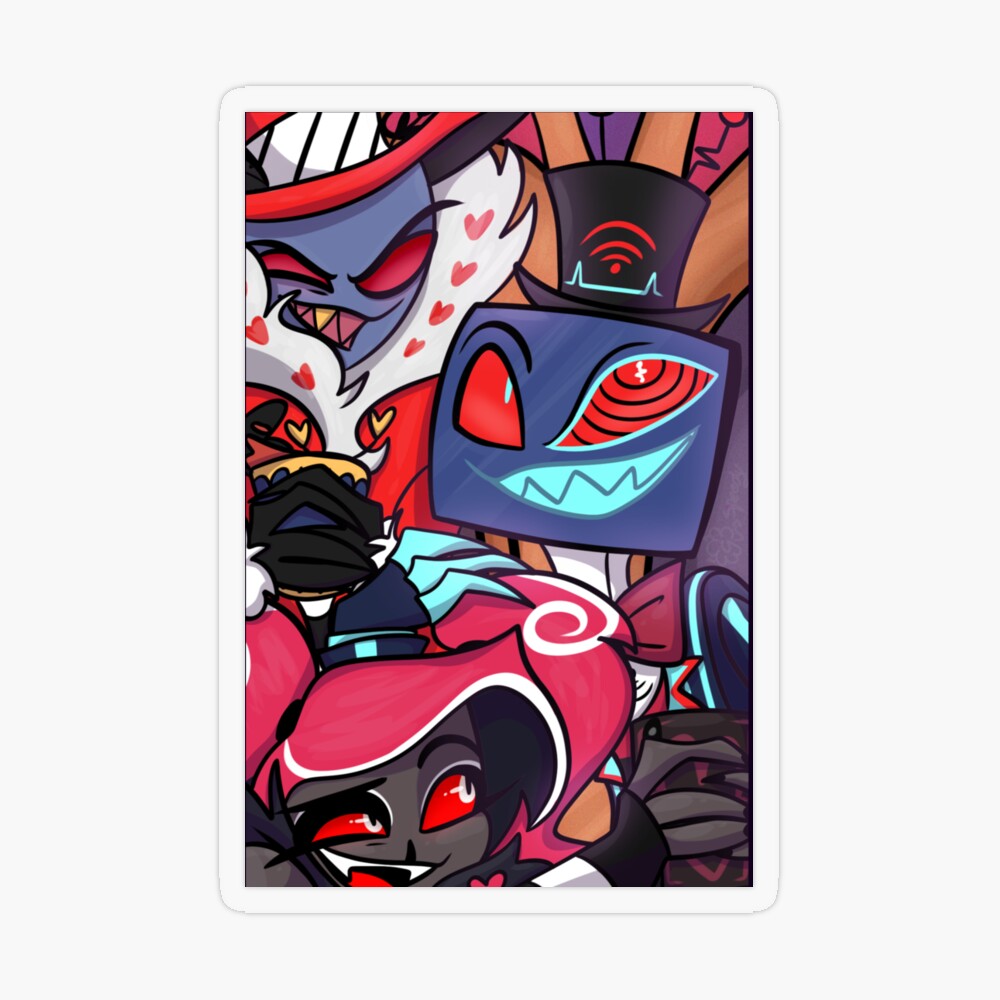 ハズビンホテル　Hazbinhotel VEES ポスター Hazbin Hotel 'THE VEES' In Universe Poster | Hazbin Hotel