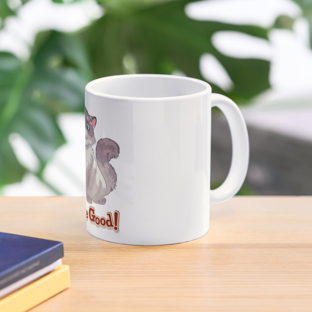 Feeling Good (Feline Good!) Classic Mug - cute pet design by HackerLooks