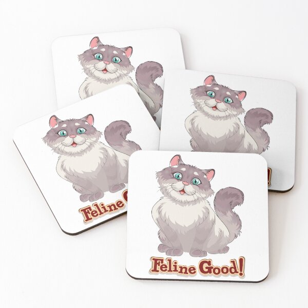 Item preview, Feeling good (Feline Good!) designed and sold by HackerLooks.