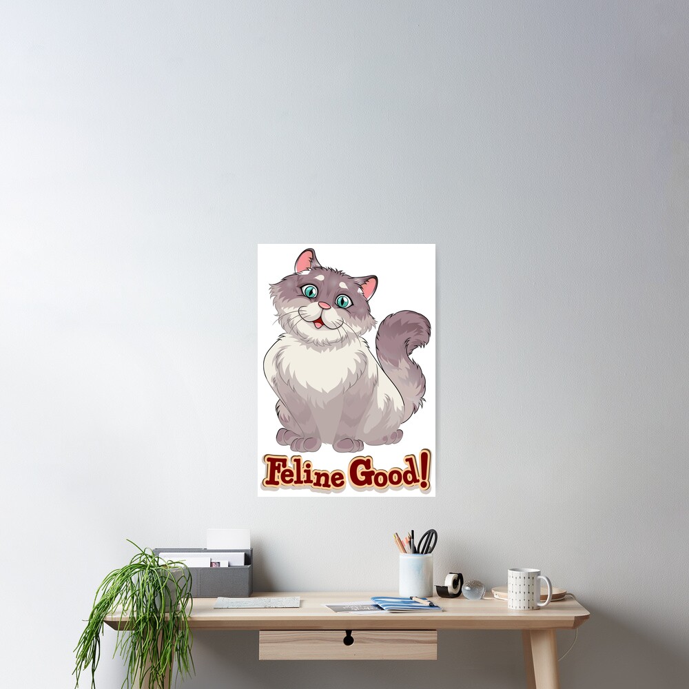 Feeling Good (Feline Good!) design by HackerLooks