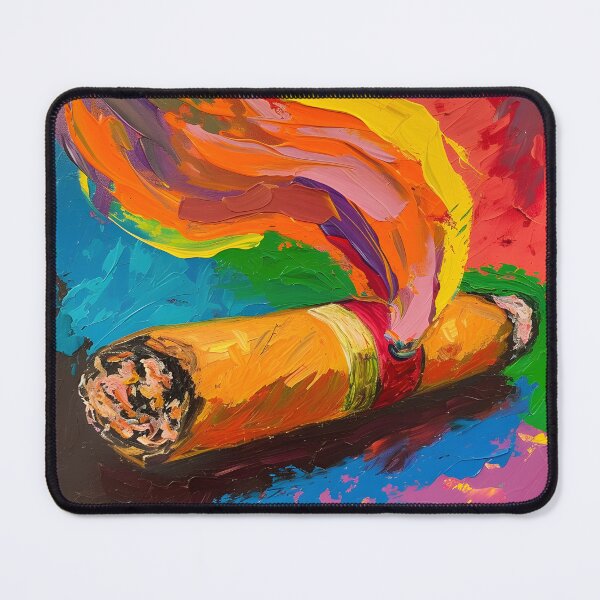 Item preview, Vivid Fauvism- A Symphony of Colors and Smoke in Brushstroke Harmony AI Generated designed and sold by OlfactoART Studio.