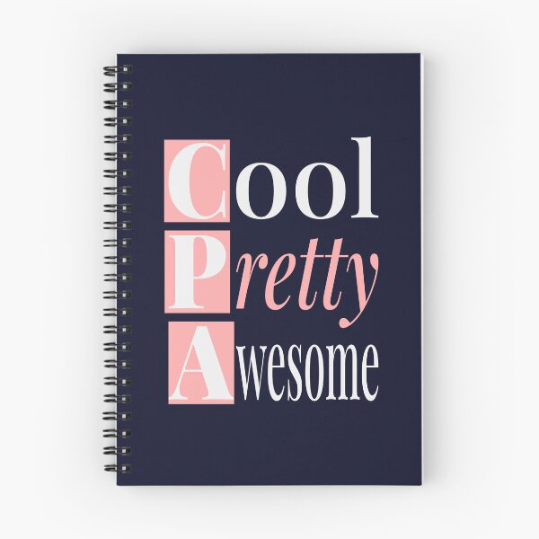 Item preview, Cool Pretty Awesome CPA | White and Peach Typography designed and sold by aeys.