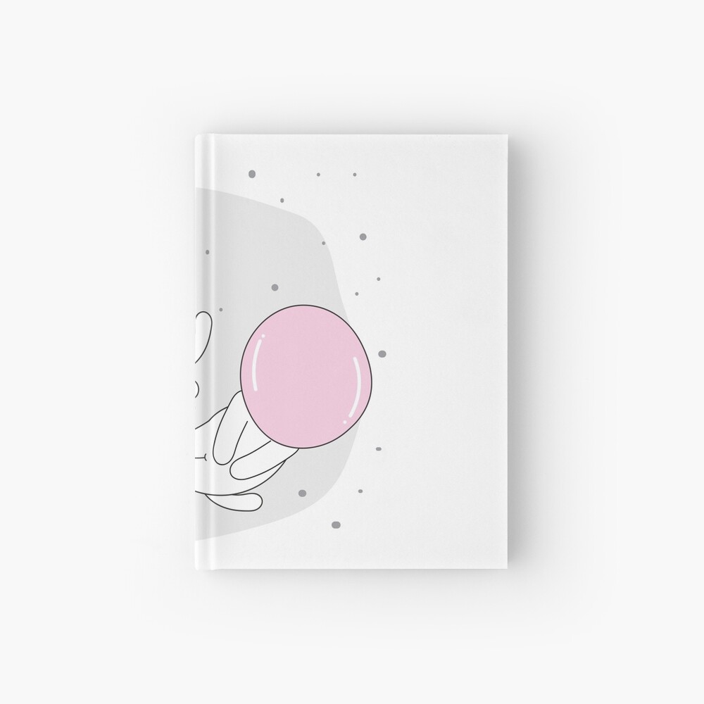 You Make Me Happy Hardcover Journal - cute pet design by HackerLooks