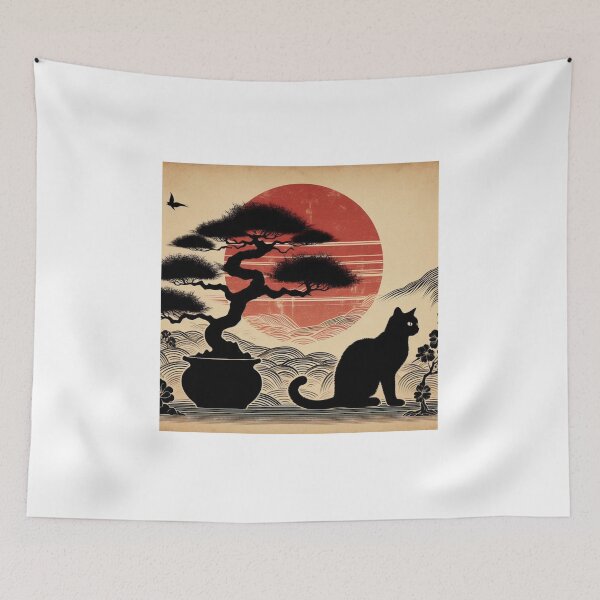 Item preview, sun and cat bonsai 6 designed and sold by tohoku-jp.