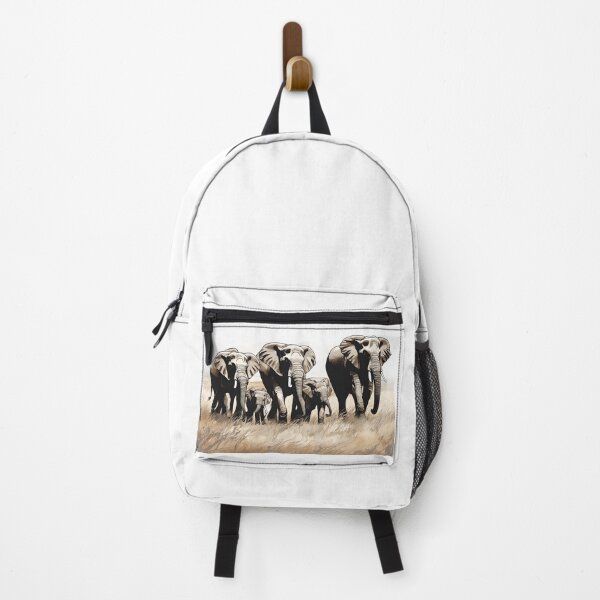 Item preview, African wild elephants designed and sold by Vibes-vintage.