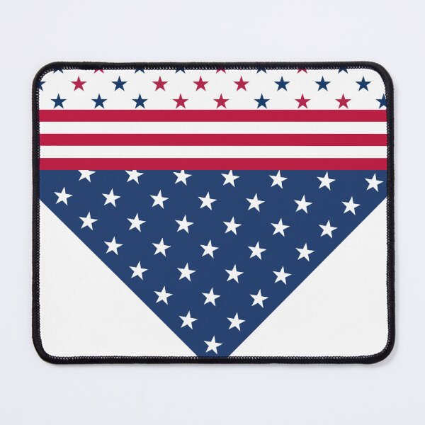 Item preview, US Flag Dog Bandannas, 4th of July memorabilia, American flag pet collars adorned with stars by Belle Treasure Chest designed and sold by Luetta  Stuger- Fleming.