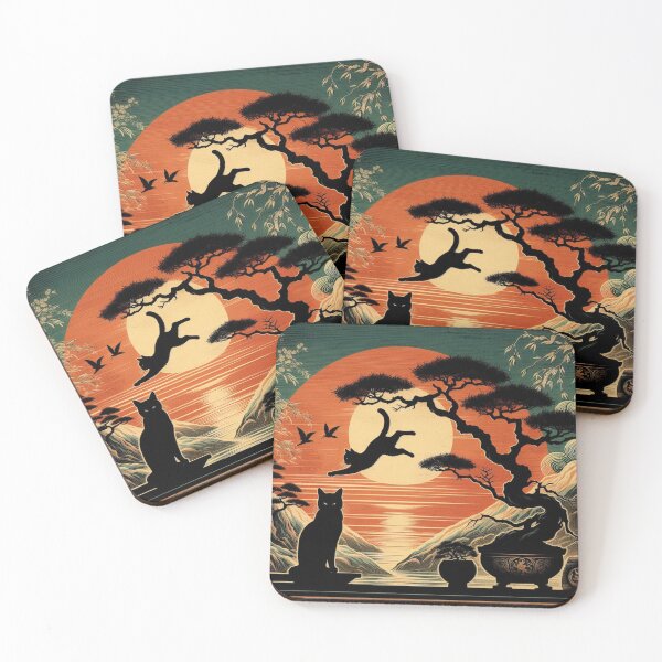 Item preview, sun and cat bonsai 7 designed and sold by tohoku-jp.