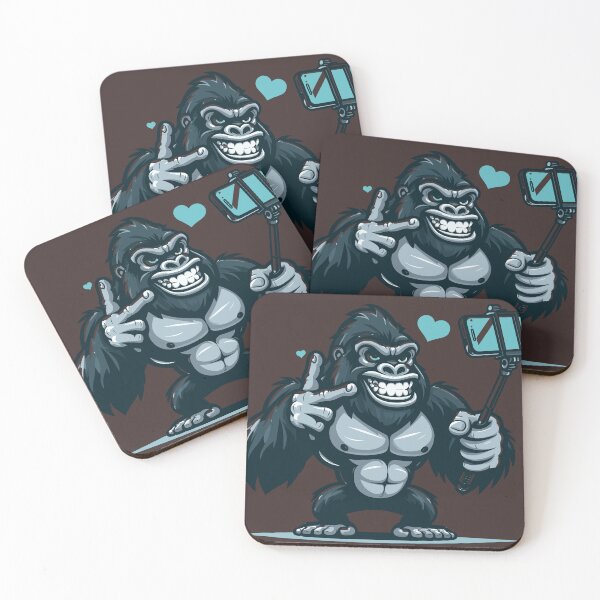 Item preview, Playful Gorilla Selfie Art designed and sold by iwcus.