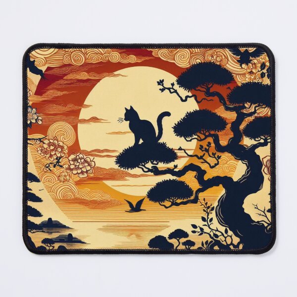 Item preview, sun and cat bonsai 8 designed and sold by tohoku-jp.