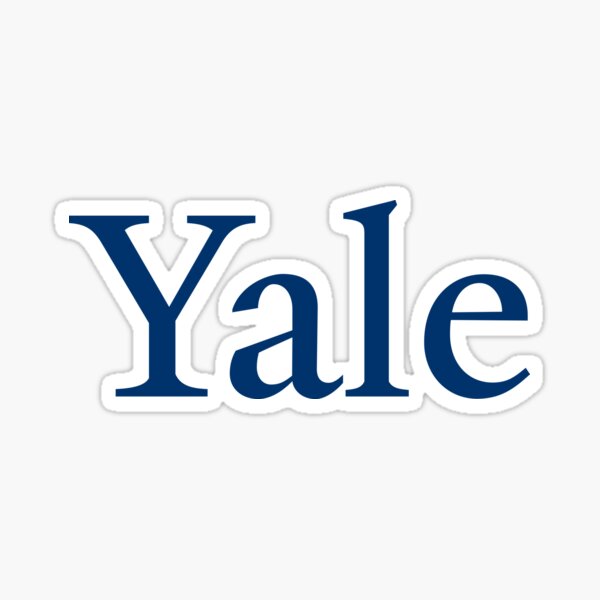 Vista previa del artículo con la obra «Logotipo de la Universidad de Yale», diseñado y vendido por LunaticAsylum.