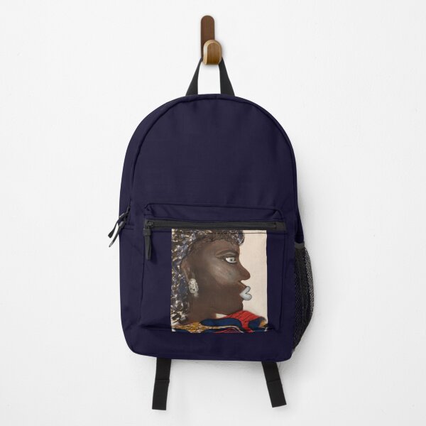 Item preview, Acrylic Art Paint, Portrait of lady in African Dashiki Shirt designed and sold by ARTiculateVIBES.