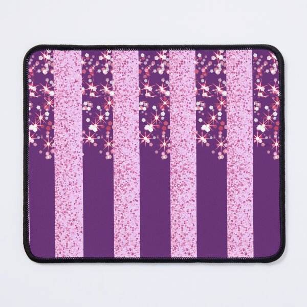 Item preview, GLITTER SPAKLING PURPLE PINK STRIPES PATTERN - cute funny vintage pastel vector design designed and sold by HoneyBlizz.