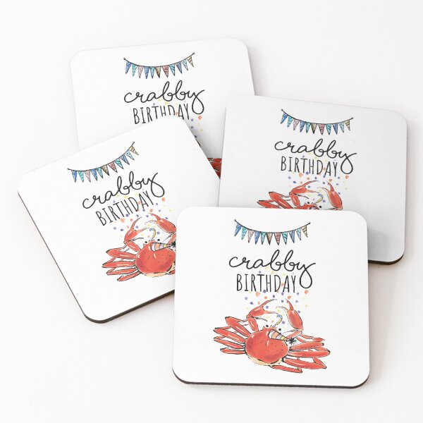 Item preview, Crabby Birthday designed and sold by chillaxcats.