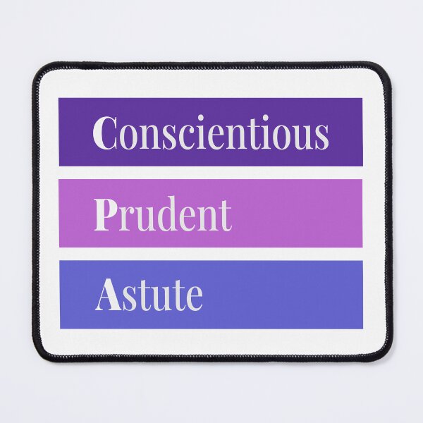 Item preview, Conscientious, Prudent, Astute CPA | CPA Accounting Pun Terminology designed and sold by aeys.