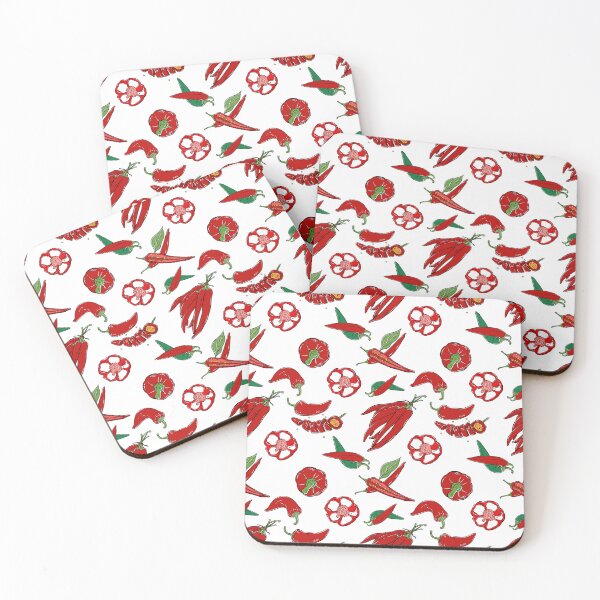 Item preview, CHILLI PEPPER SURFACE PATTERN designed and sold by HowreSketch.