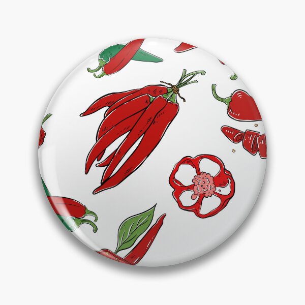 Item preview, CHILLI PEPPER SURFACE PATTERN designed and sold by HowreSketch.