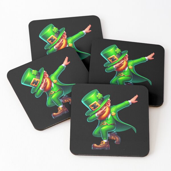 Item preview, St Patricks Day Dabbing Leprechaun Boys Girls Men Dab Dance T-Shirt designed and sold by MAPDDesigns.