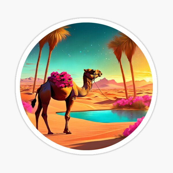 Item preview, Contrasting Realms: Desert Bloom - Round designed and sold by Arii-M.