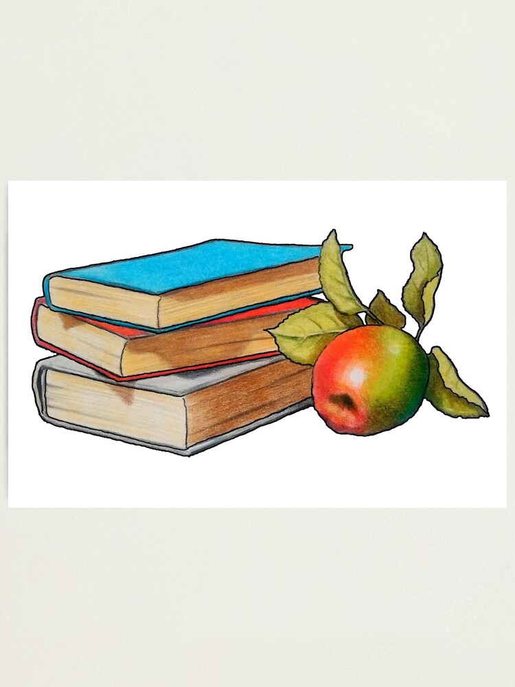 stack of books pencil drawing - Google Search, Still Life Ideas