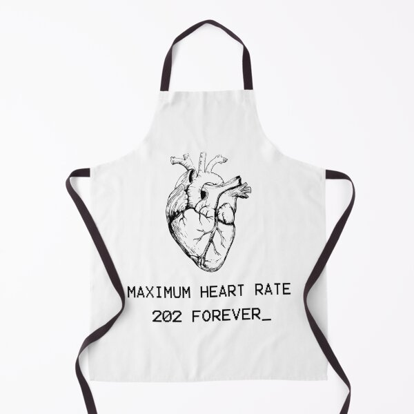 Item preview, Maximum white heart rate 202 forever = 18 forever t-shirts 300dpi designed and sold by SOPIZiLA.