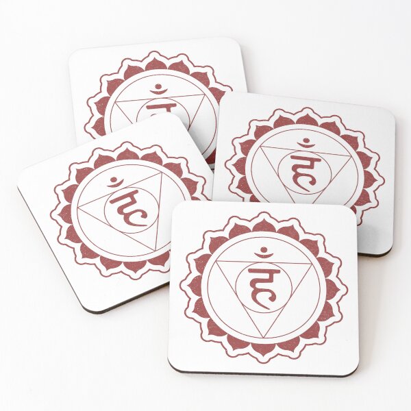 Item preview, Throat Chakra Mandala - Snow + Ruby designed and sold by Irene Estelle.