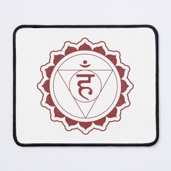 Item preview, Throat Chakra Mandala - Snow + Ruby designed and sold by Irene Estelle.