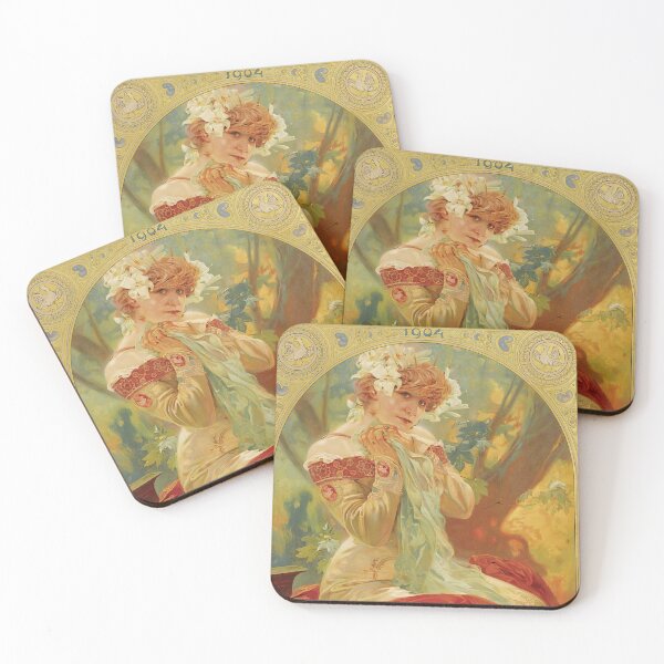 Item preview, Vintage Alphonse Mucha poster designed and sold by CSturgill2.