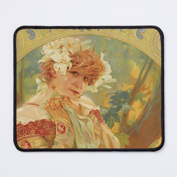 Item preview, Vintage Alphonse Mucha poster designed and sold by CSturgill2.