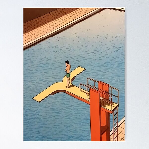 Item preview, Swimming | Art Of Guy Billout designed and sold by terryurko.