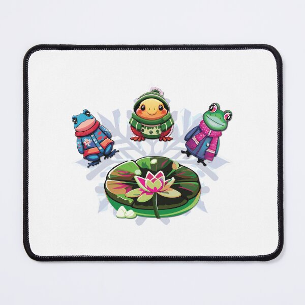 Item preview, Winter Frogs in their Funny Coats designed and sold by sweetdreamers.