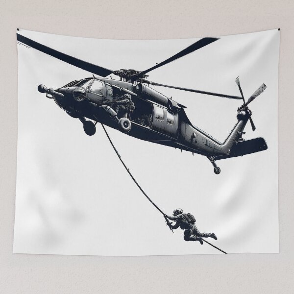 Item preview, Military Chopper, Airforce, Veteran designed and sold by TrueArtVibes.