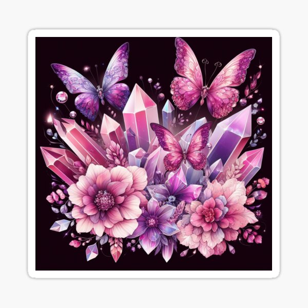 COLOURFUL CRYSALS Sticker
