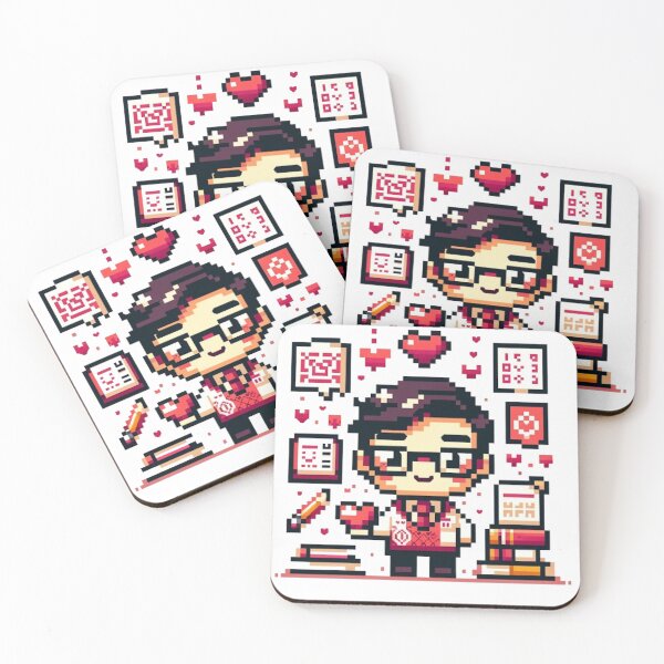 Item preview, My Nerdy Valentine-3 Pixel Art designed and sold by fabinthelab.