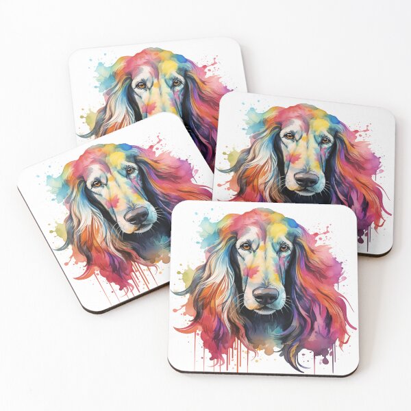 Item preview, Afghan Hound designed and sold by Moth & Antler Media.