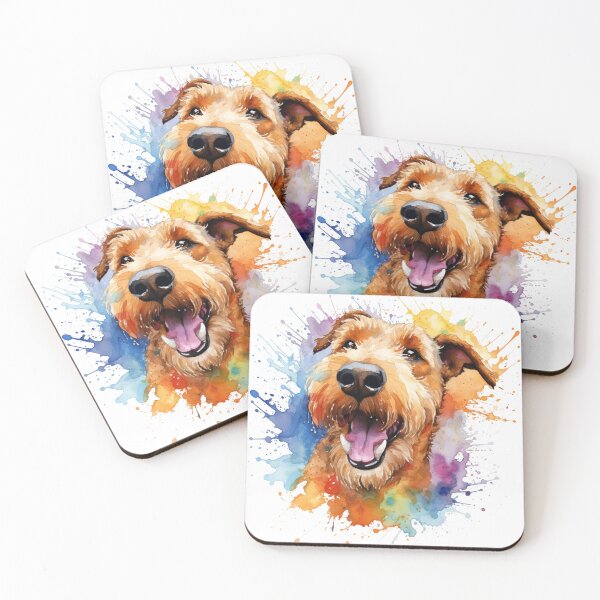 Item preview, Airedale Terrier designed and sold by Moth & Antler Media.