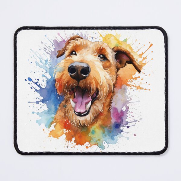 Item preview, Airedale Terrier designed and sold by Moth & Antler Media.
