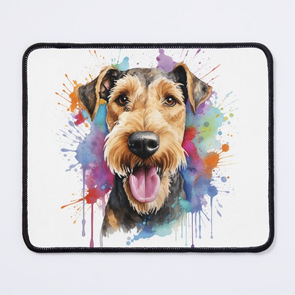 Item preview, Airedale Terrier designed and sold by Moth & Antler Media.