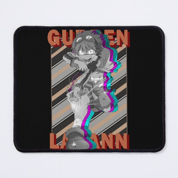 Item preview, Simon The Digger Gurren Lagann Rgb Glitch Design designed and sold by Wafusaurus.