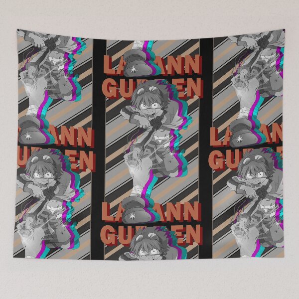 Item preview, Simon The Digger Gurren Lagann Rgb Glitch Design designed and sold by Wafusaurus.