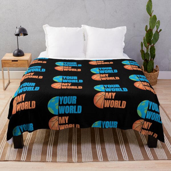 Item preview, Your World My World Basketball Lover designed and sold by Guess4best.