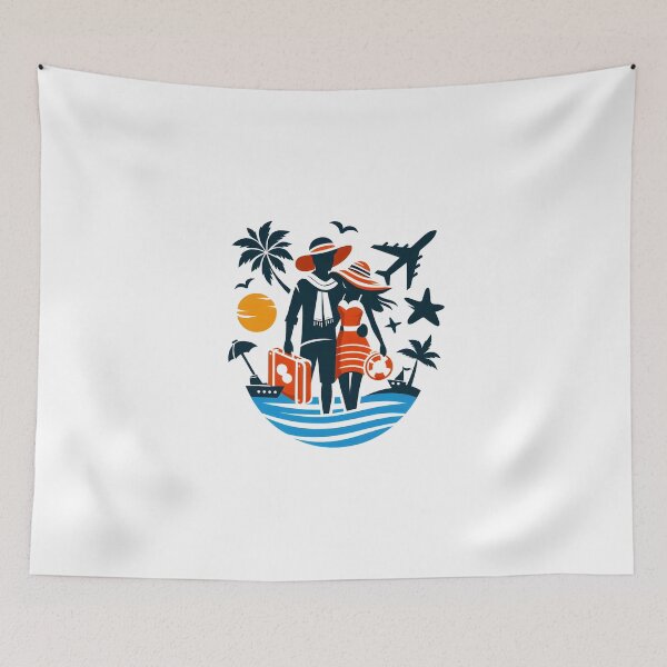 Item preview,  Couple in valentines day Holiday vacations mood enjoying moment. designed and sold by vectorillus.