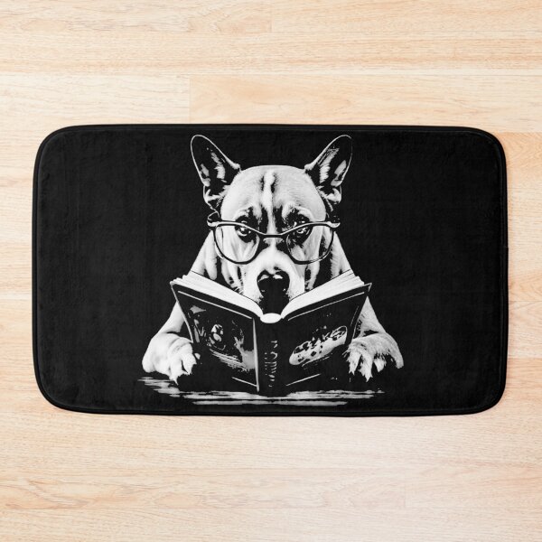 Item preview, Dog reading a book designed and sold by Szkicerka.