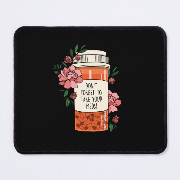 Item preview, ADHD/Autism "Don't Forget to Take Your Meds" Floral Pill Bottle designed and sold by Dani Moffet.