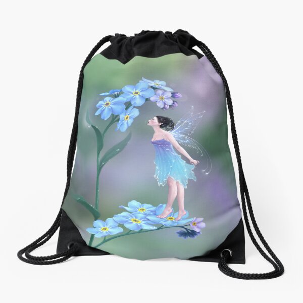 Aperçu de l'œuvre Fée des fleurs de myosotis créée et vendue par silverstars.