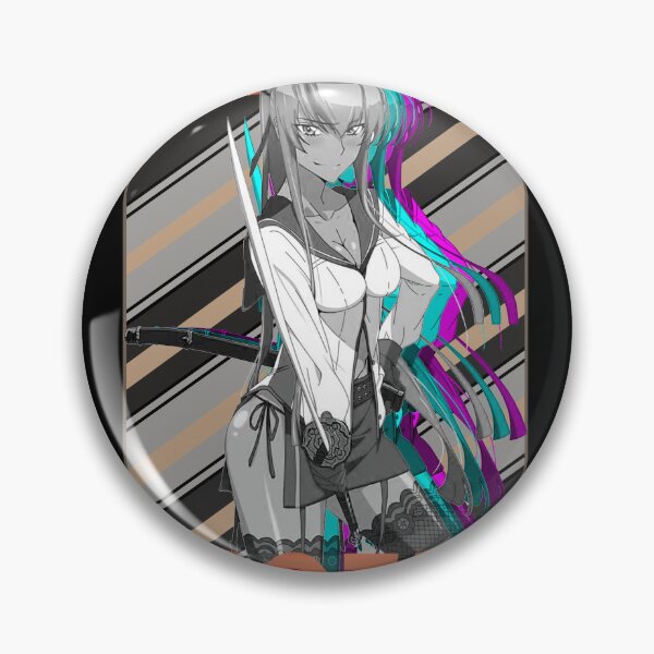 Artikelvorschau, Saeko Busujima HOTD Rgb Glitch Design entworfen und verkauft von Wafusaurus.