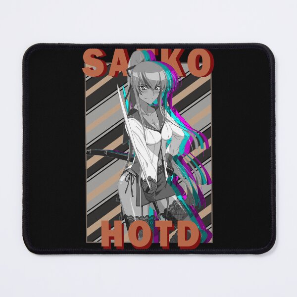 Item preview, Saeko Busujima HOTD Rgb Glitch Design designed and sold by Wafusaurus.