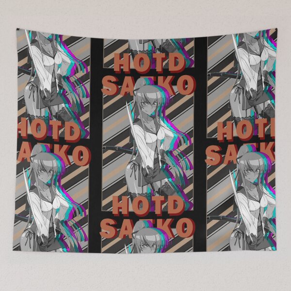 Item preview, Saeko Busujima HOTD Rgb Glitch Design designed and sold by Wafusaurus.