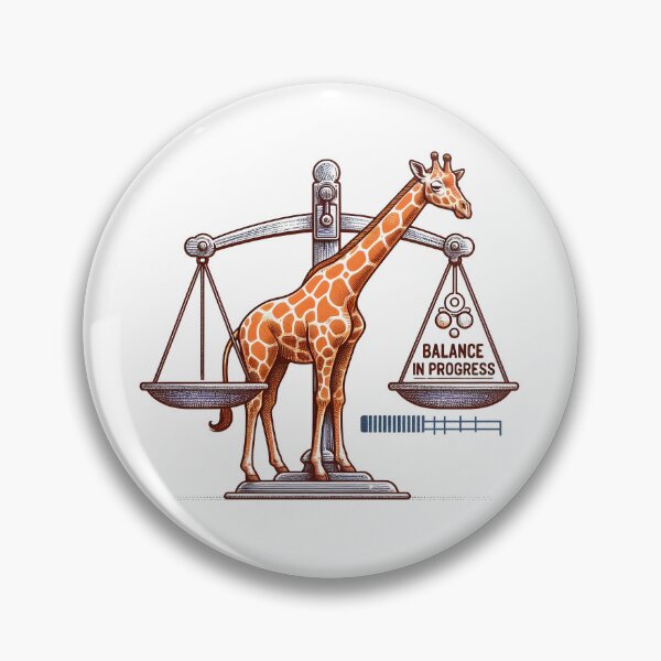Item preview, Giraffe Balancer: Balance in Progress designed and sold by Dungeon-Depot.