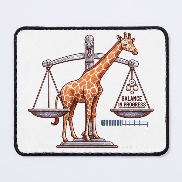 Item preview, Giraffe Balancer: Balance in Progress designed and sold by Dungeon-Depot.